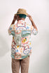 EMGEE by Get Spotted:Beni Buttondown in Pamana Postmark Fabric